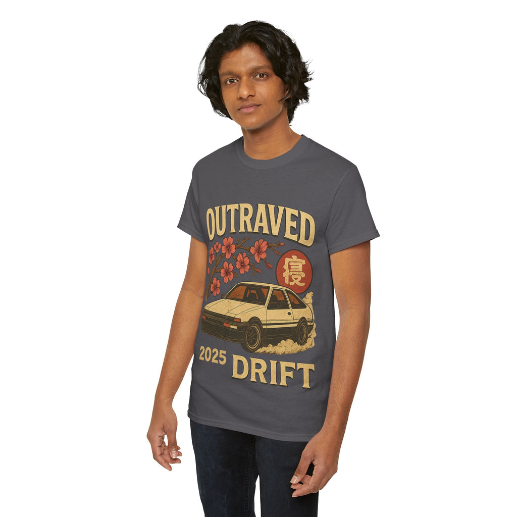 A Drift Outraved 2025 Tee — Retro JDM Racing Cherry Blossom T-Shirt