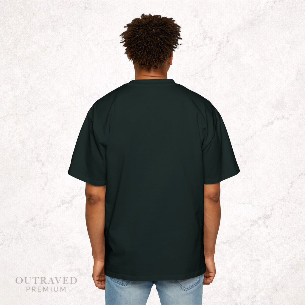 Outraved Logo Tee — Retro Graphic Oversized Men’s T‑Shirt