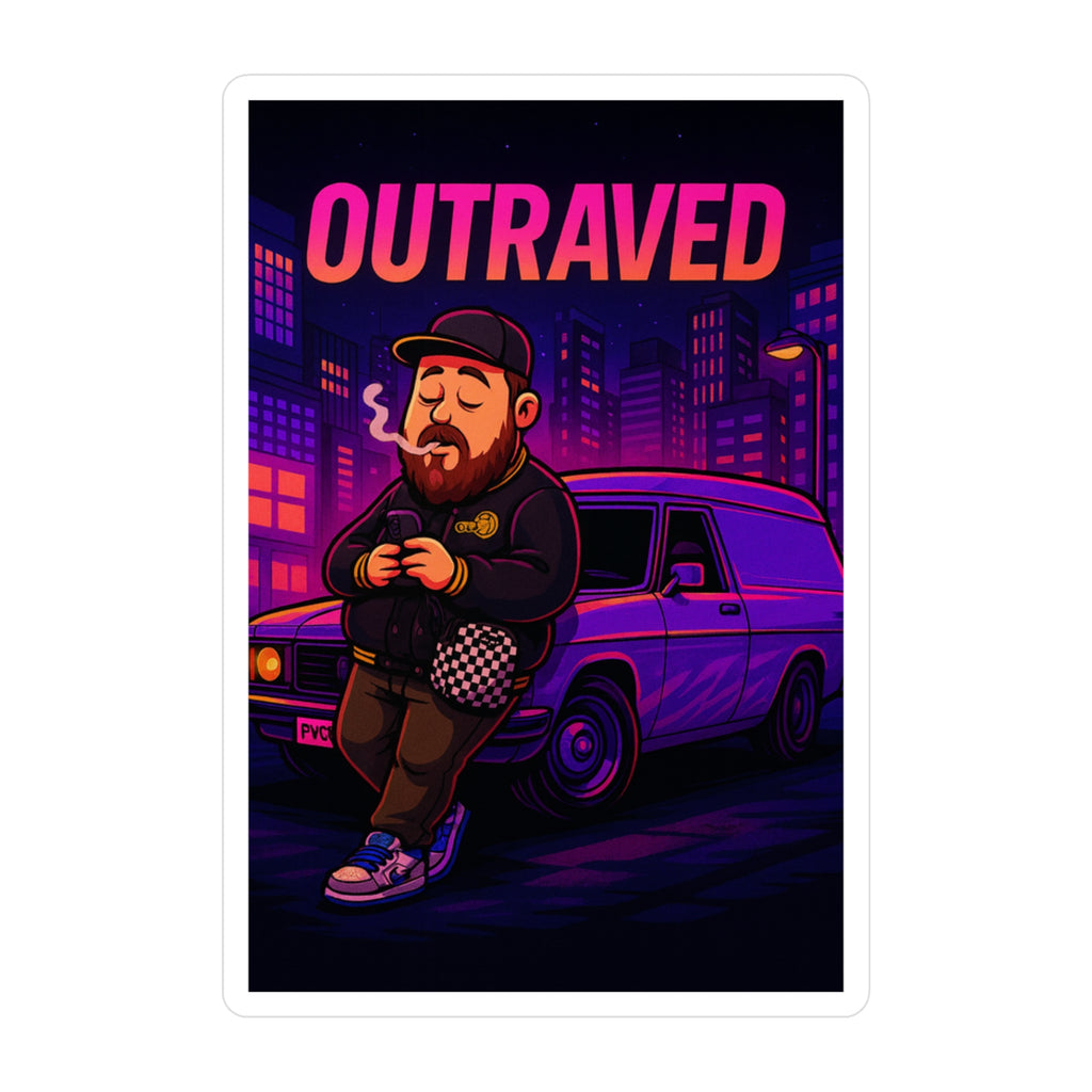 Sticker — Retro City Vinyl Decal (Kiss-Cut)