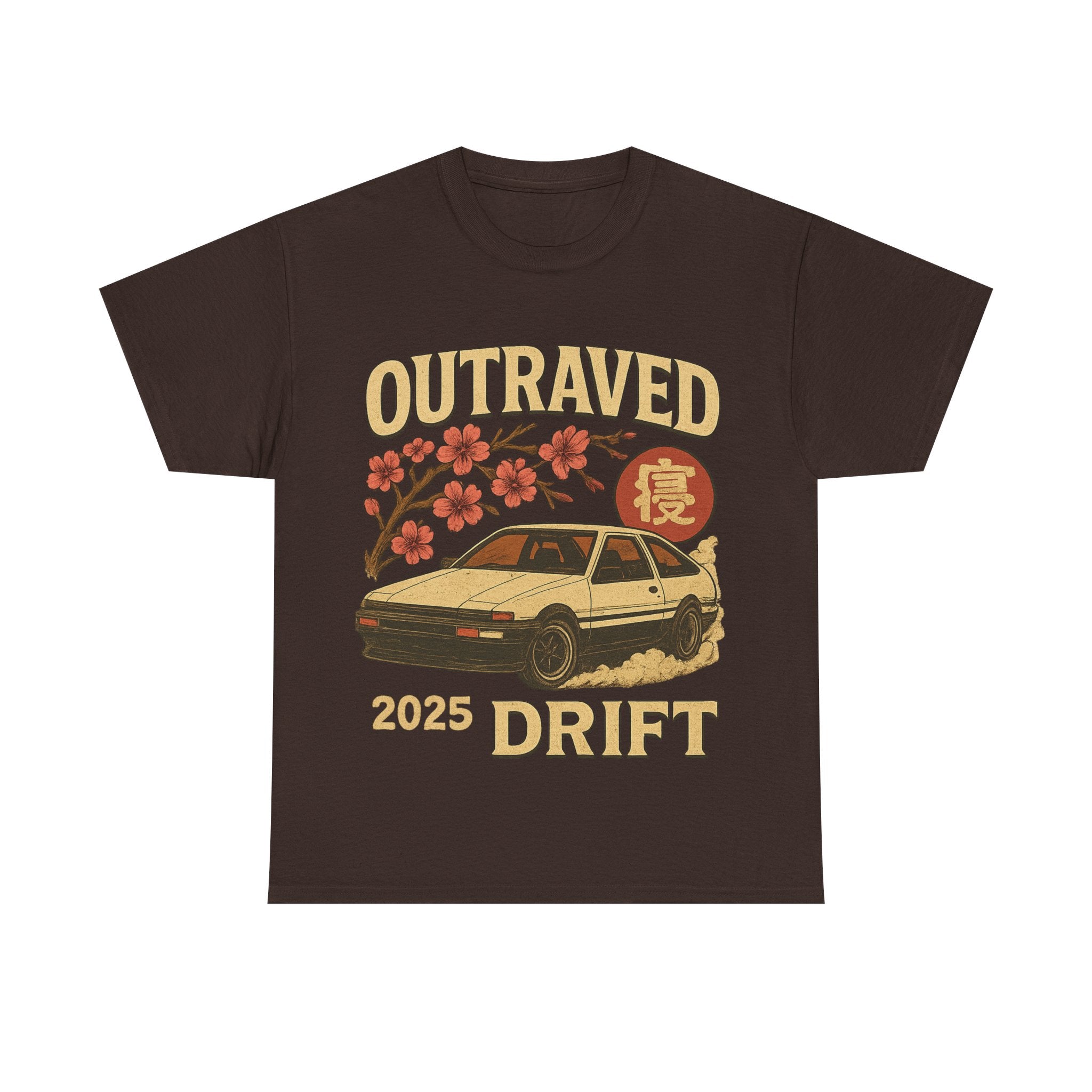 A Drift Outraved 2025 Tee — Retro JDM Racing Cherry Blossom T-Shirt