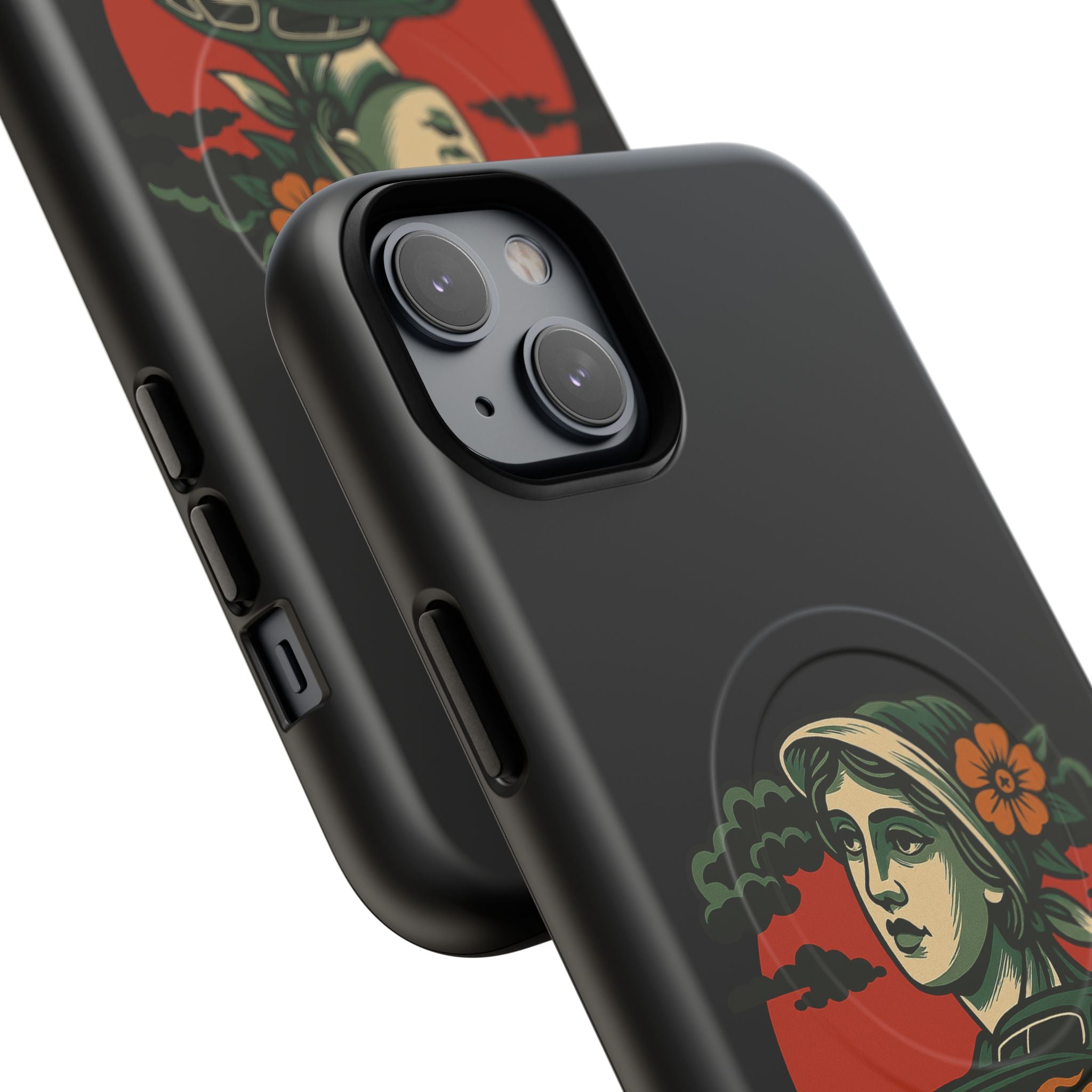 Phone Case — Outraved Retro Car & Woman Graphic Magnetic Tough Case