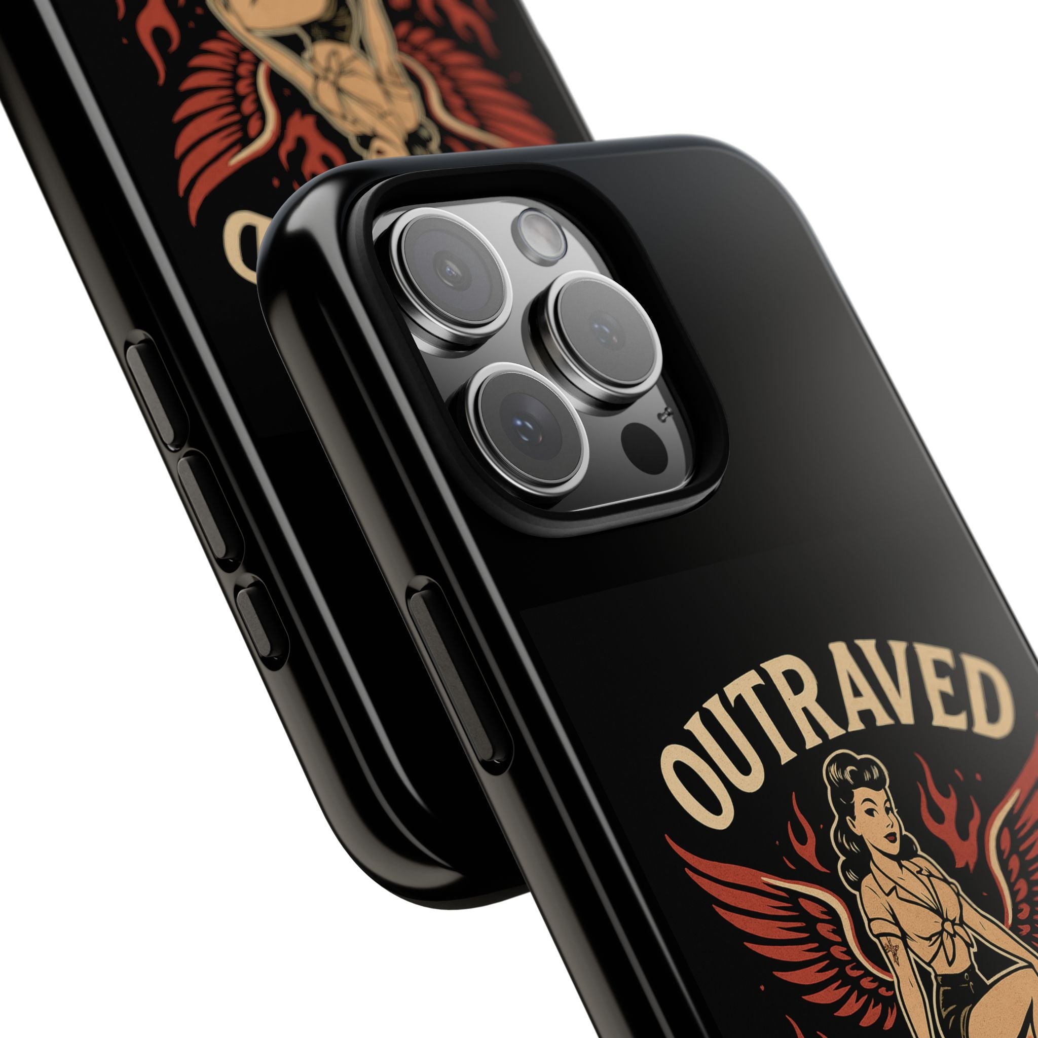 Phone Case — Vintage Pin-Up Eyeball Design