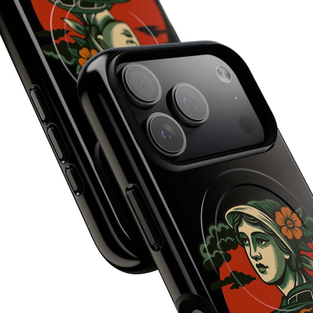 Phone Case — Outraved Retro Car & Woman Graphic Magnetic Tough Case